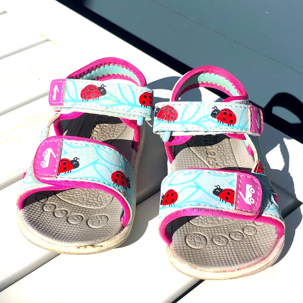 SOLD! See Kai Run Ladybug Sandals